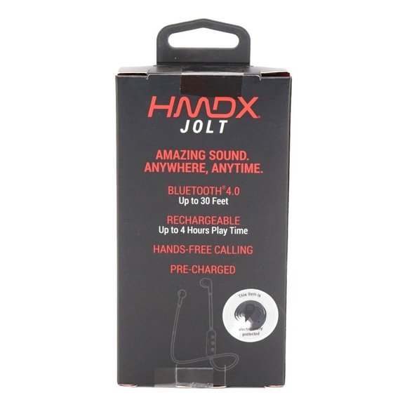 HMDX Jolt Wireless Earbuds White Bluetooth 4.0 Hands Free Rechargeable New - Picture 2 of 3